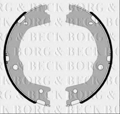 Комплект гальмівних колодок BORG & BECK BBS6466