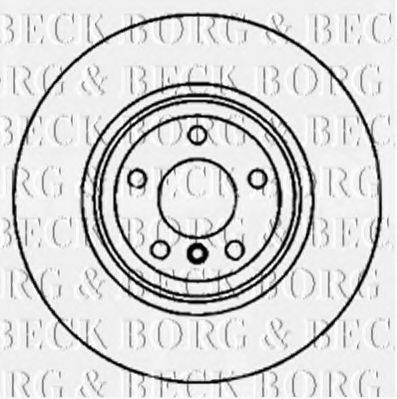 гальмівний диск BORG & BECK BBD5825S