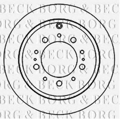 гальмівний диск BORG & BECK BBD5834S