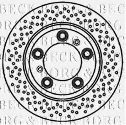 гальмівний диск BORG & BECK BBD5836S