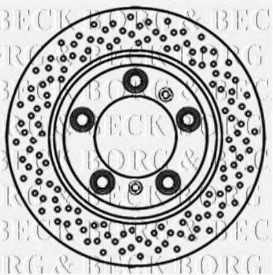 гальмівний диск BORG & BECK BBD5837S