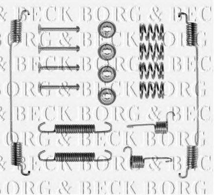 Комплектуючі, колодки дискового гальма BORG & BECK BBK6019