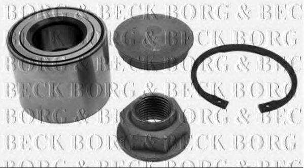 Комплектуючі, колодки дискового гальма BORG & BECK BBK1282