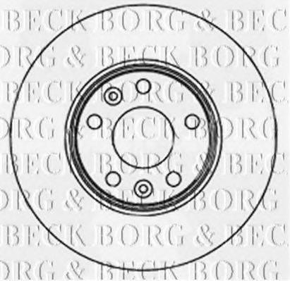 гальмівний диск BORG & BECK BBD5163