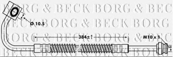 Гальмівний шланг BORG & BECK BBH6732