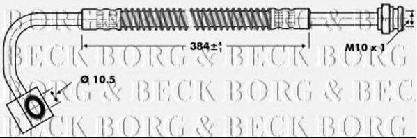 BORG & BECK BBH6733 Гальмівний шланг