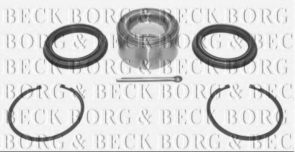 BORG & BECK BWK351 Комплект підшипника ступиці колеса