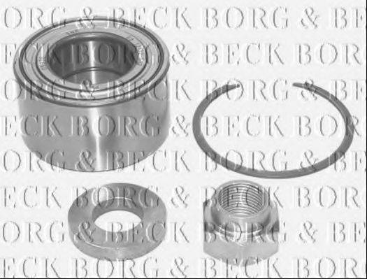 BORG & BECK BWK378 Комплект підшипника ступиці колеса