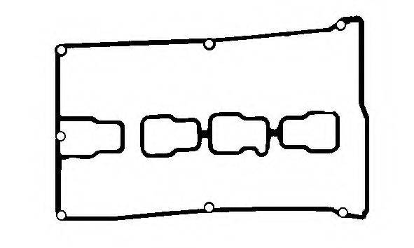 Комплект прокладок, кришка головки циліндра BGA RK6374