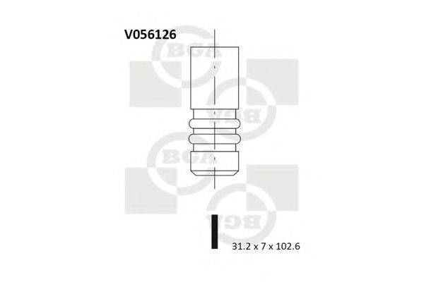 Випускний клапан BGA V056126