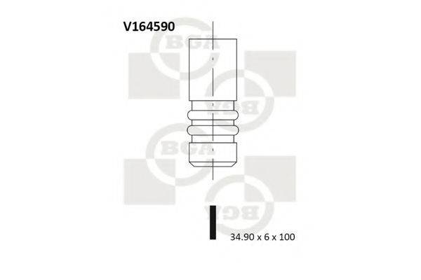 Впускний клапан BGA V164590
