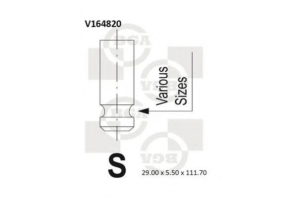 Впускний клапан BGA V164820