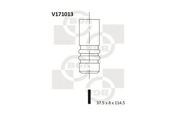 BGA V171013 Впускний клапан