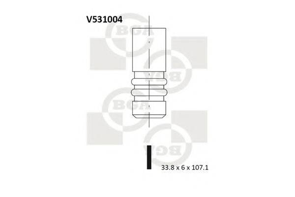 Випускний клапан BGA V531004