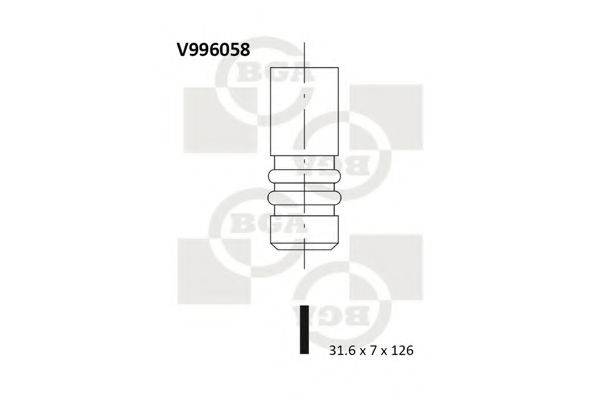 Випускний клапан BGA V996058