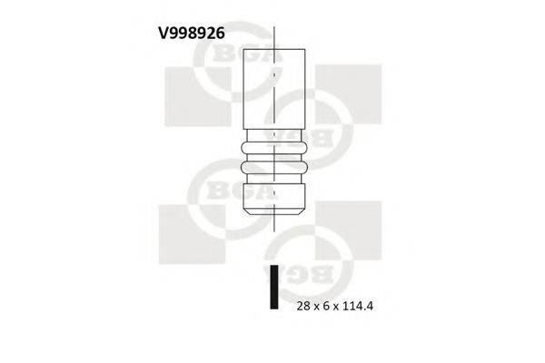Впускний клапан BGA V998926