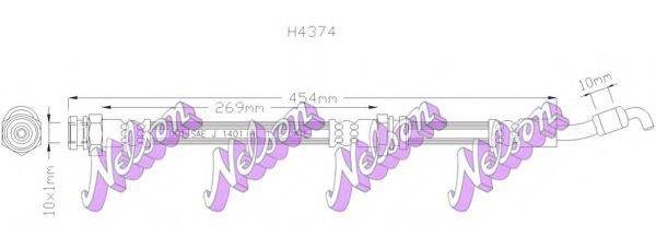 Гальмівний шланг BROVEX-NELSON H4374