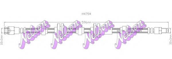 Гальмівний шланг BROVEX-NELSON H4704
