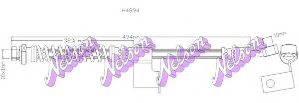 Гальмівний шланг BROVEX-NELSON H4894