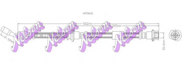 BROVEX-NELSON H5965 Гальмівний шланг