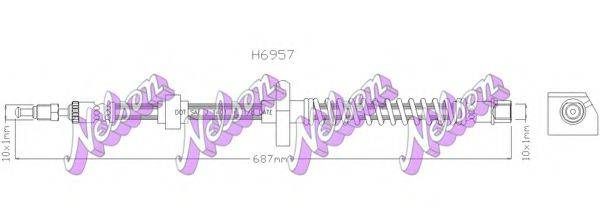 Гальмівний шланг BROVEX-NELSON H6957