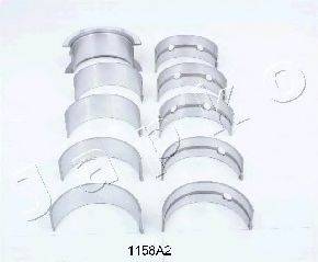 Комплект підшипників колінчастого валу. JAPKO 61158A2