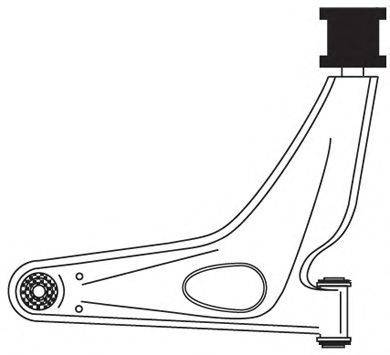 Важіль незалежної підвіски колеса, підвіска колеса FRAP 1148