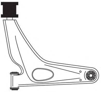 Важіль незалежної підвіски колеса, підвіска колеса FRAP 1149