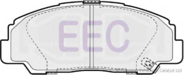 Комплект гальмівних колодок, дискове гальмо EEC BRP0873