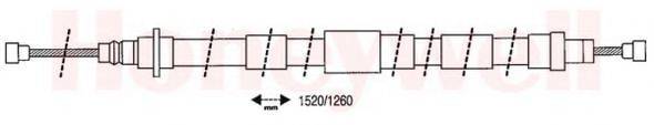 Трос, стоянкова гальмівна система BENDIX 432955B