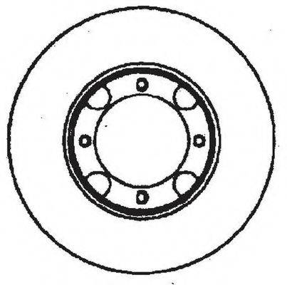 гальмівний диск BENDIX 561521BC