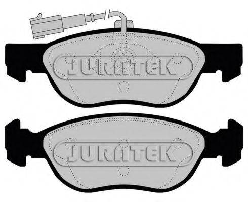 Комплект гальмівних колодок, дискове гальмо JURATEK JCP1137