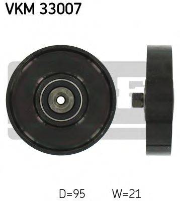 Паразитний / провідний ролик, полікліновий ремінь SKF VKM 33007