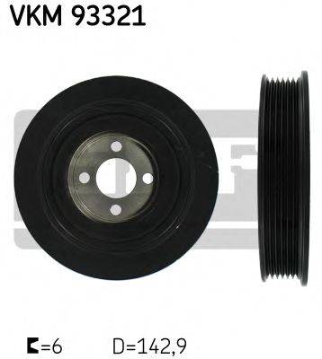 Ремінний шків, колінчастий вал SKF VKM 93321