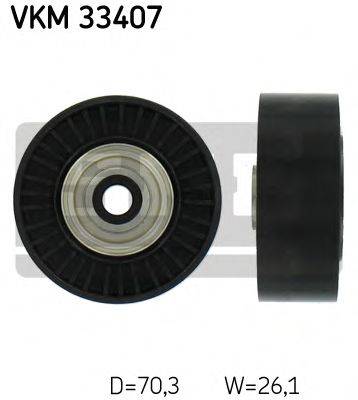 SKF VKM33407 Паразитний / провідний ролик, полікліновий ремінь
