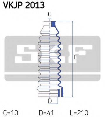 SKF VKJP2013 Комплект пильника, рульове управління
