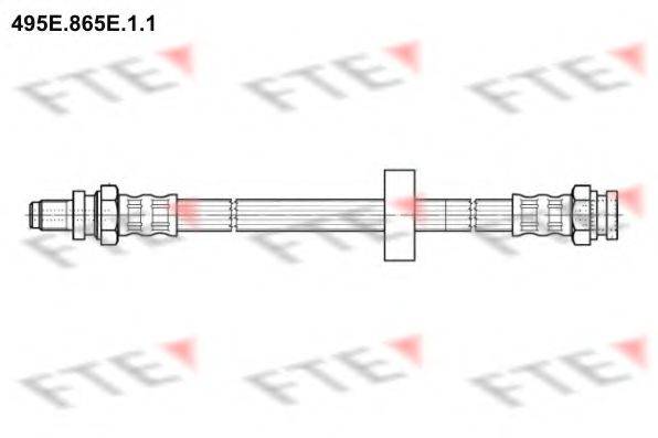 Гальмівний шланг FTE 495E.865E.1.1