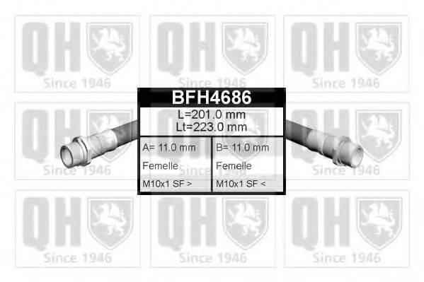 QUINTON HAZELL BFH4686 Гальмівний шланг