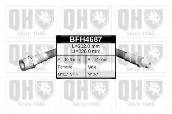 Гальмівний шланг QUINTON HAZELL BFH4687