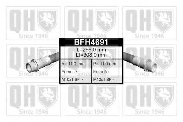 QUINTON HAZELL BFH4691 Гальмівний шланг