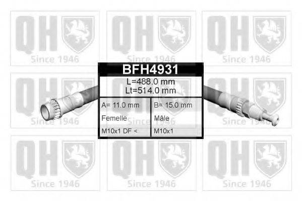 Гальмівний шланг QUINTON HAZELL BFH4931
