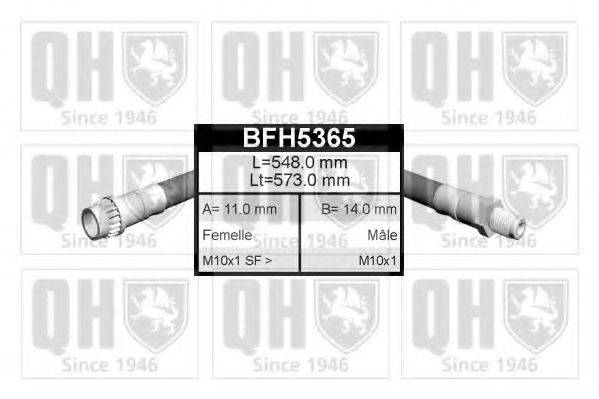 Гальмівний шланг QUINTON HAZELL BFH5365