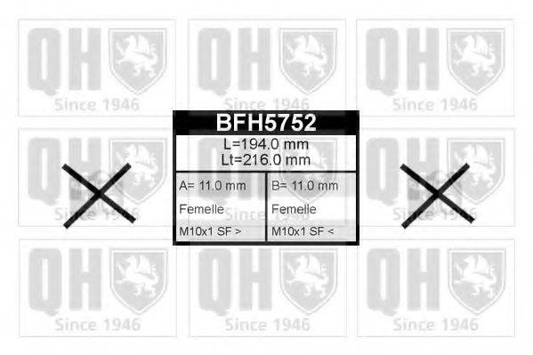 Гальмівний шланг QUINTON HAZELL BFH5752