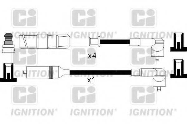 QUINTON HAZELL XC827 Комплект дротів запалення