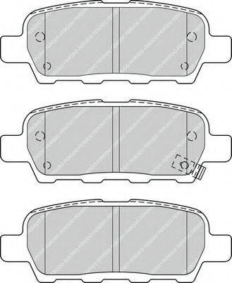 Комплект гальмівних колодок, дискове гальмо FERODO FDB4324
