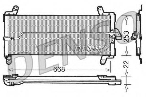 Конденсатор, кондиціонер DENSO DCN09002