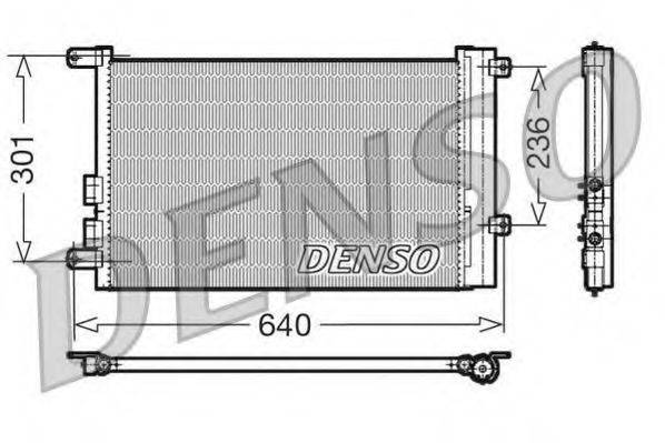 Конденсатор, кондиціонер DENSO DCN01016
