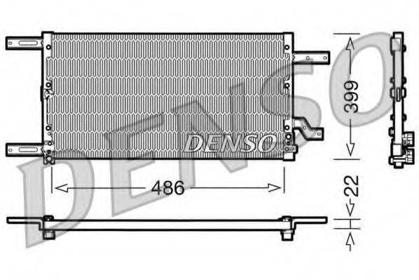 Конденсатор, кондиціонер DENSO DCN01021