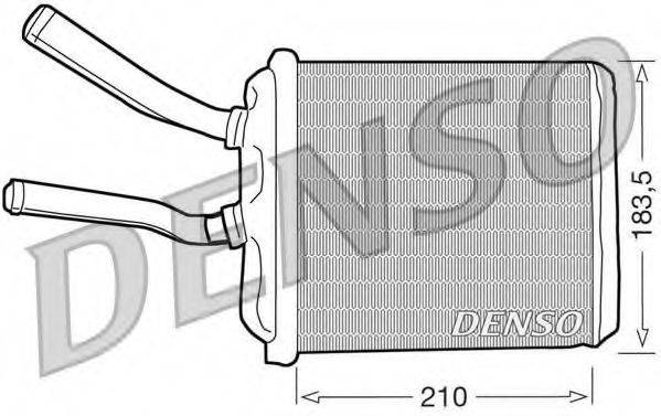Теплообмінник, опалення салону DENSO DRR01010