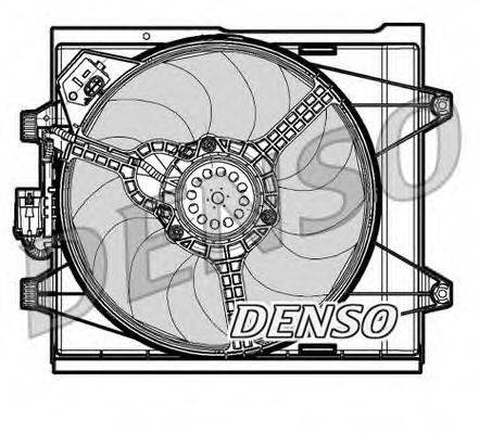 Вентилятор, охолодження двигуна DENSO DER09048